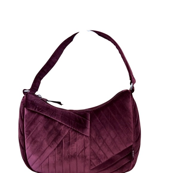 Handbags - Vera Bradley vintage quilted burgundy bag NWOT